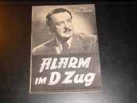01: Alarm im D Zug, Siegfried Breuer, Rudolf Prack, Oskar Sima,  ( mit Aufkleber )